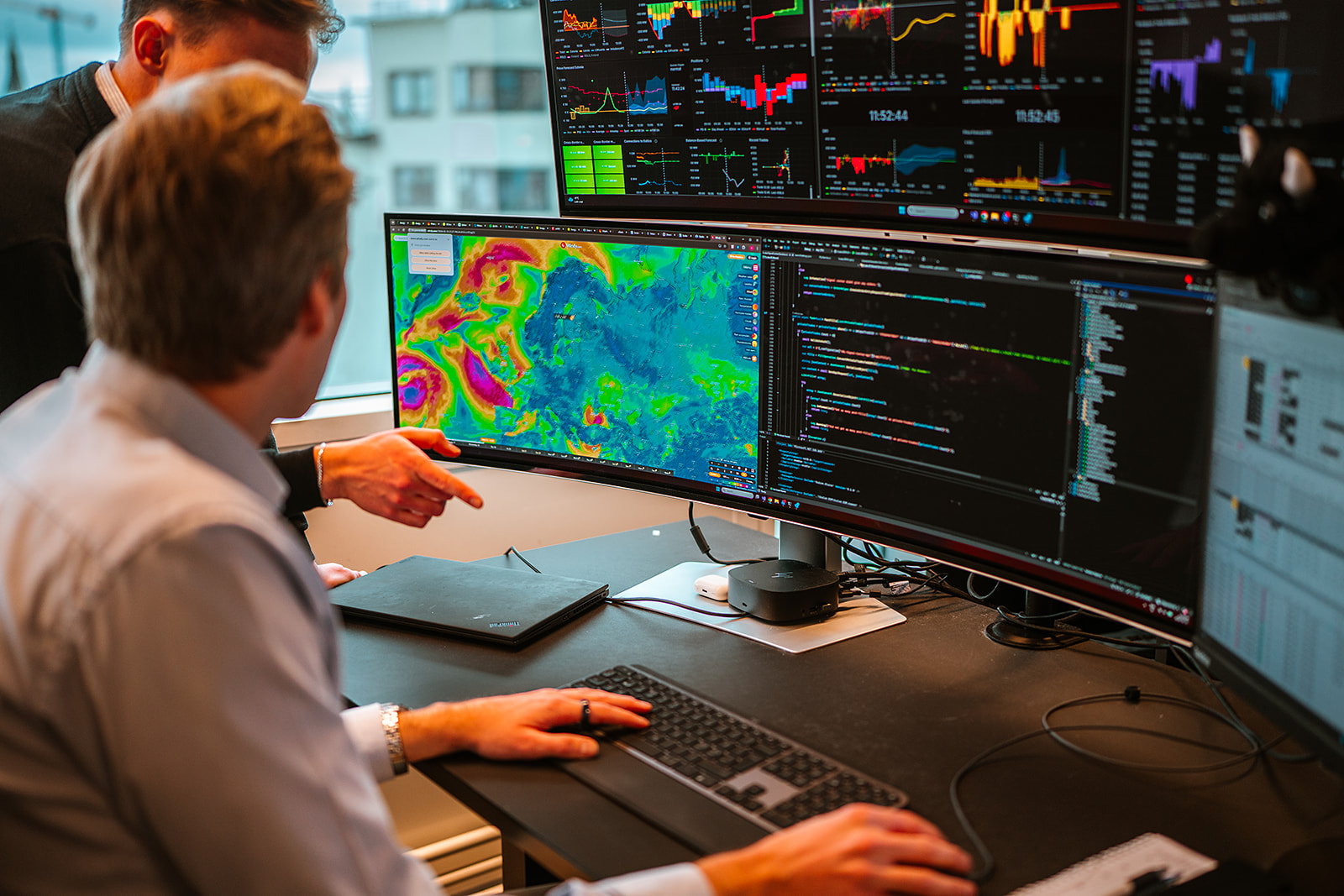 Reviewing forecasts and live dashboards